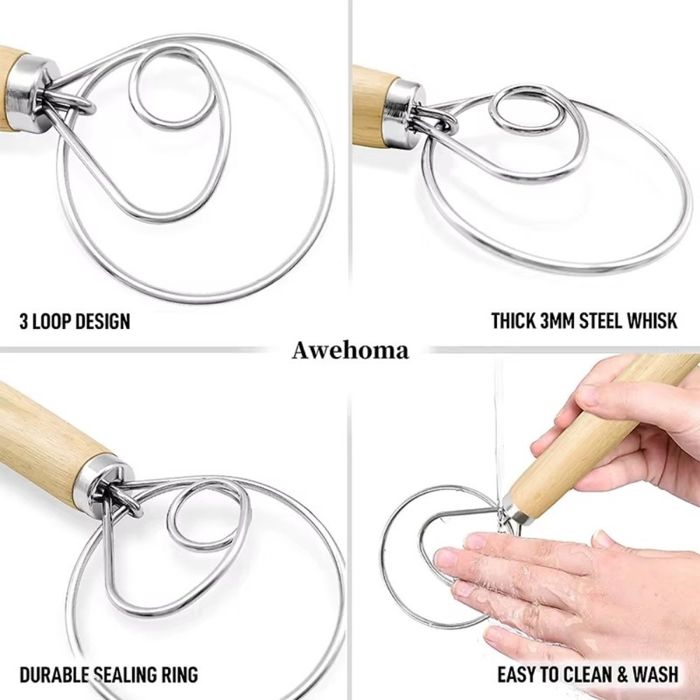 Kitchen Design For Baking - New Stainless Steel Dough Blender Coil