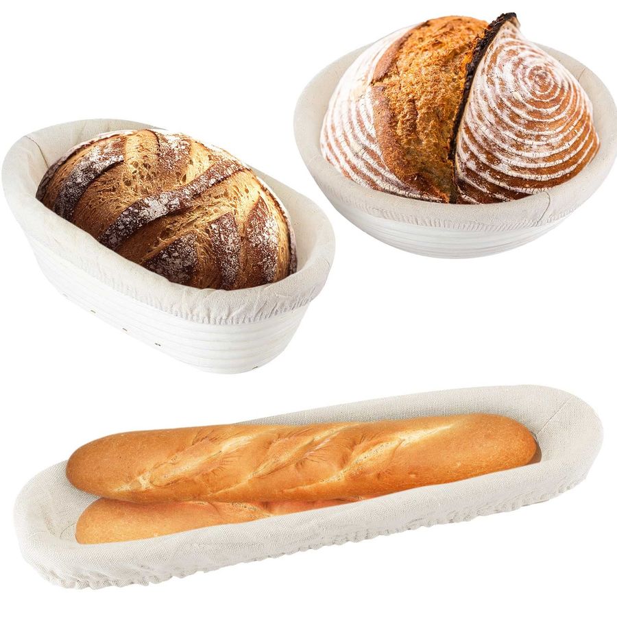 Proofing Basket Banneton - 3 Packs Bread Banneton Proofing Basket