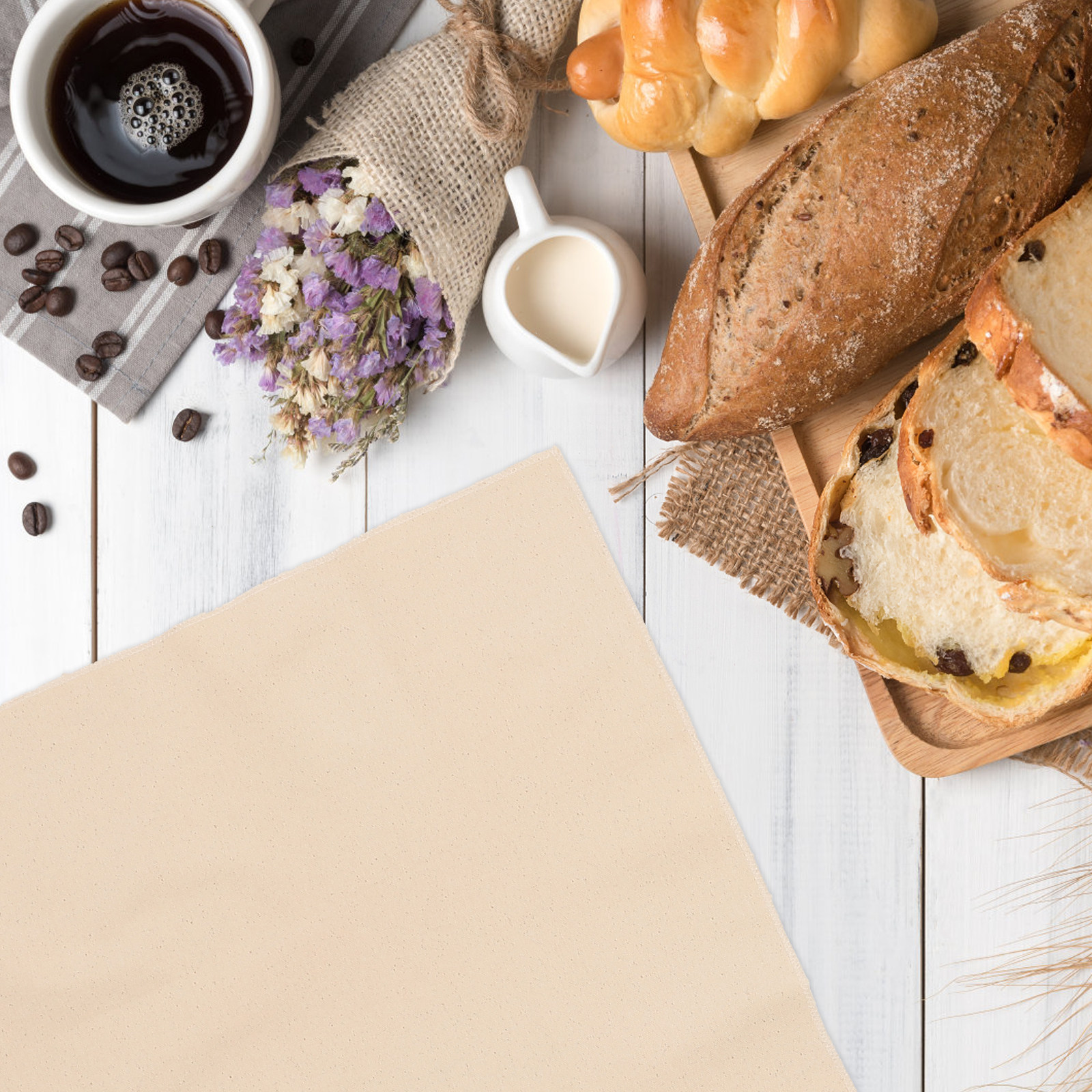 Kitchen Baking Cloth - 2Pcs Premium Proofing Cloth for Homemade