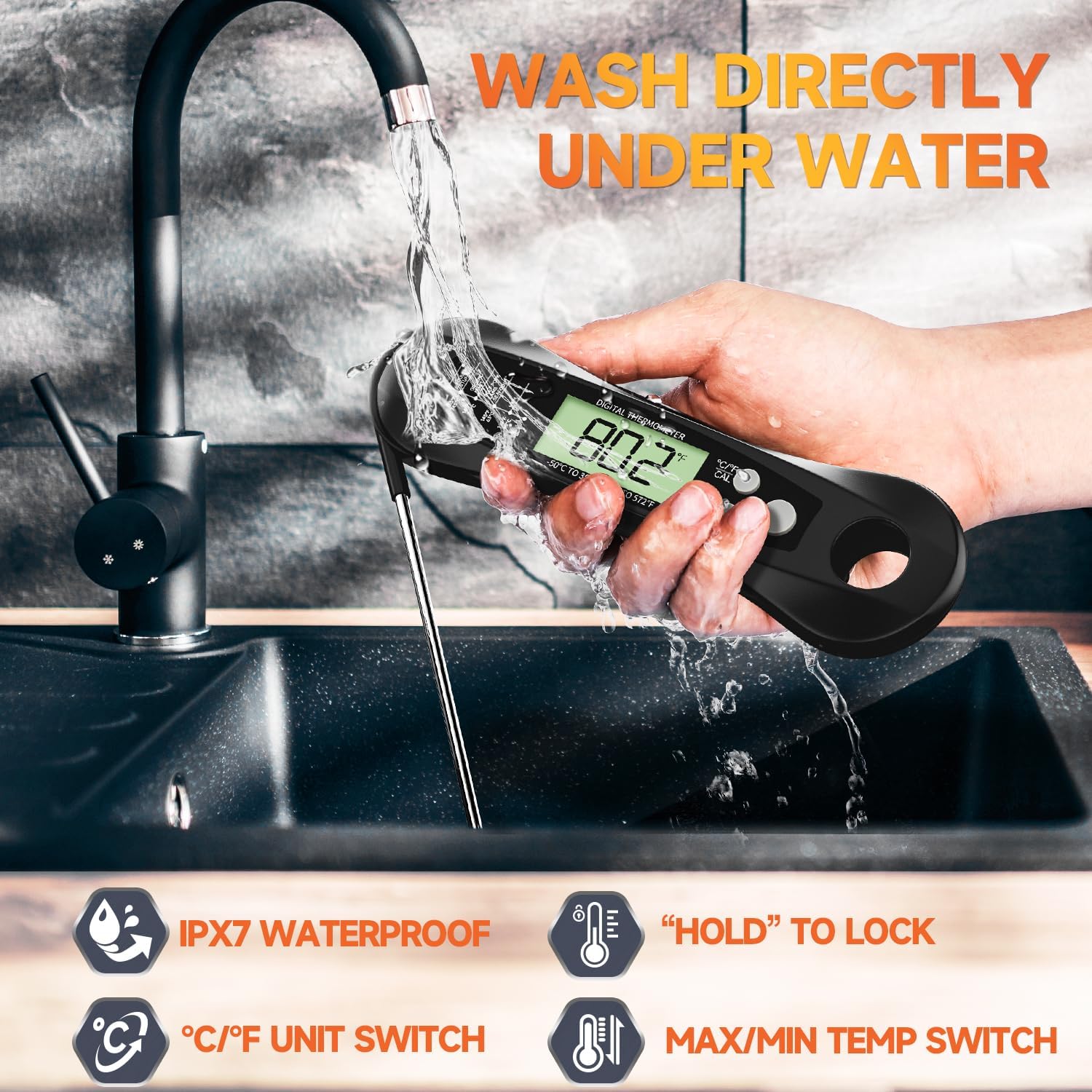 Digital Meat Thermometer Water – обзор и цена Kitchen Baking Utensil