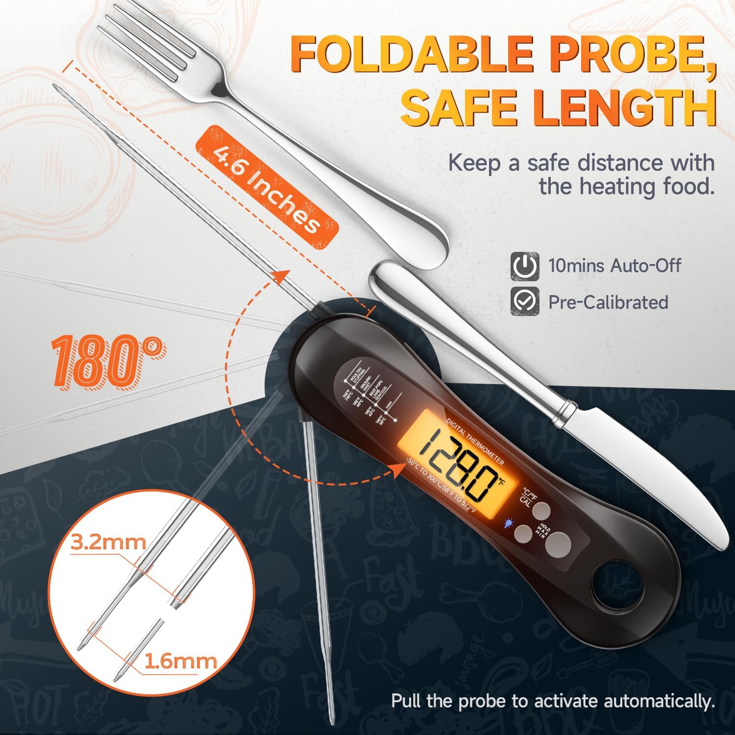 Digital Meat Thermometer Water – обзор и цена Kitchen Baking Utensil