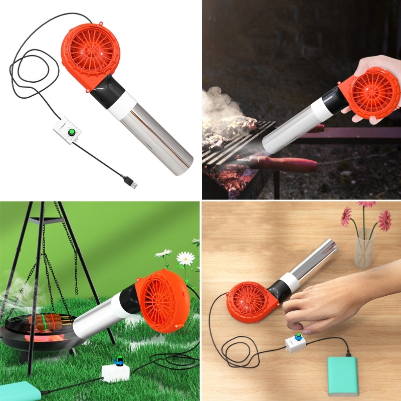 Portable BBQ Fan Air Blower Ha – обзор и цена Kitchen Robot Baking