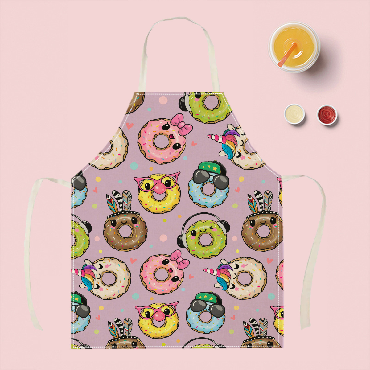 1pc Cute Cartoon Donut Apron F – обзор и цена Kitchen Baking Ideas