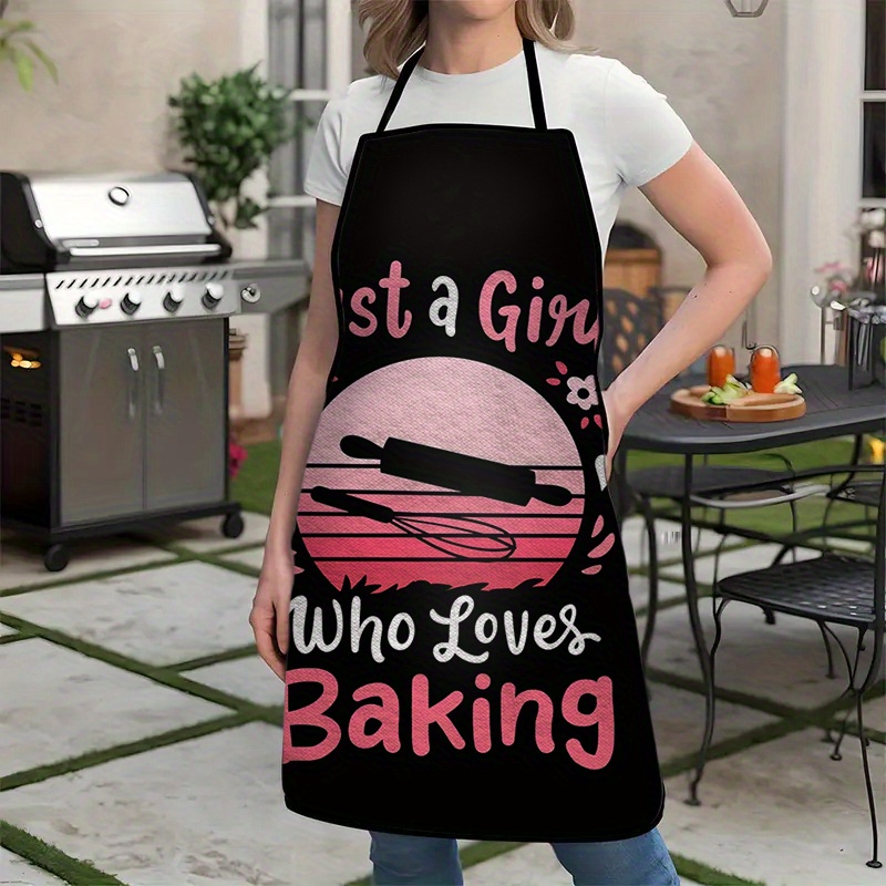 1. Baking Girl Print Apron - B – обзор и цена Kitchen Baking Background