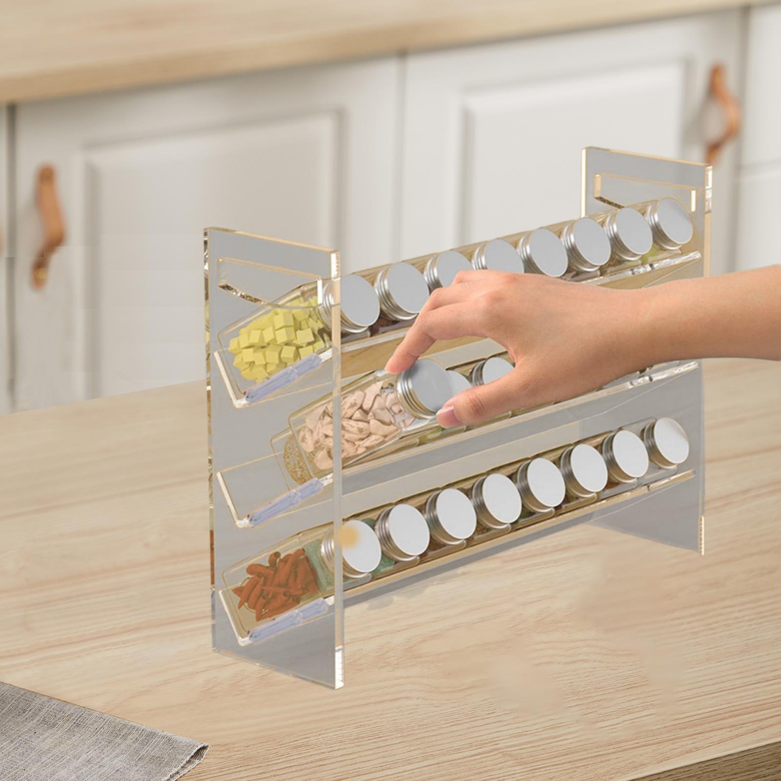 Acrylic Spice Rack Perfume Org – обзор и цена Kitchen Baking Cupboard