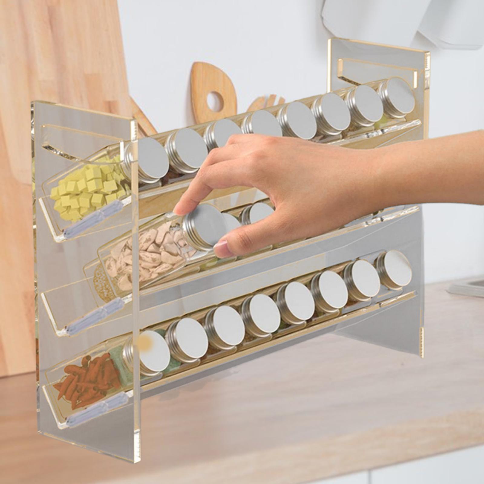 Acrylic Spice Rack Perfume Org – обзор и цена Kitchen Baking Cupboard