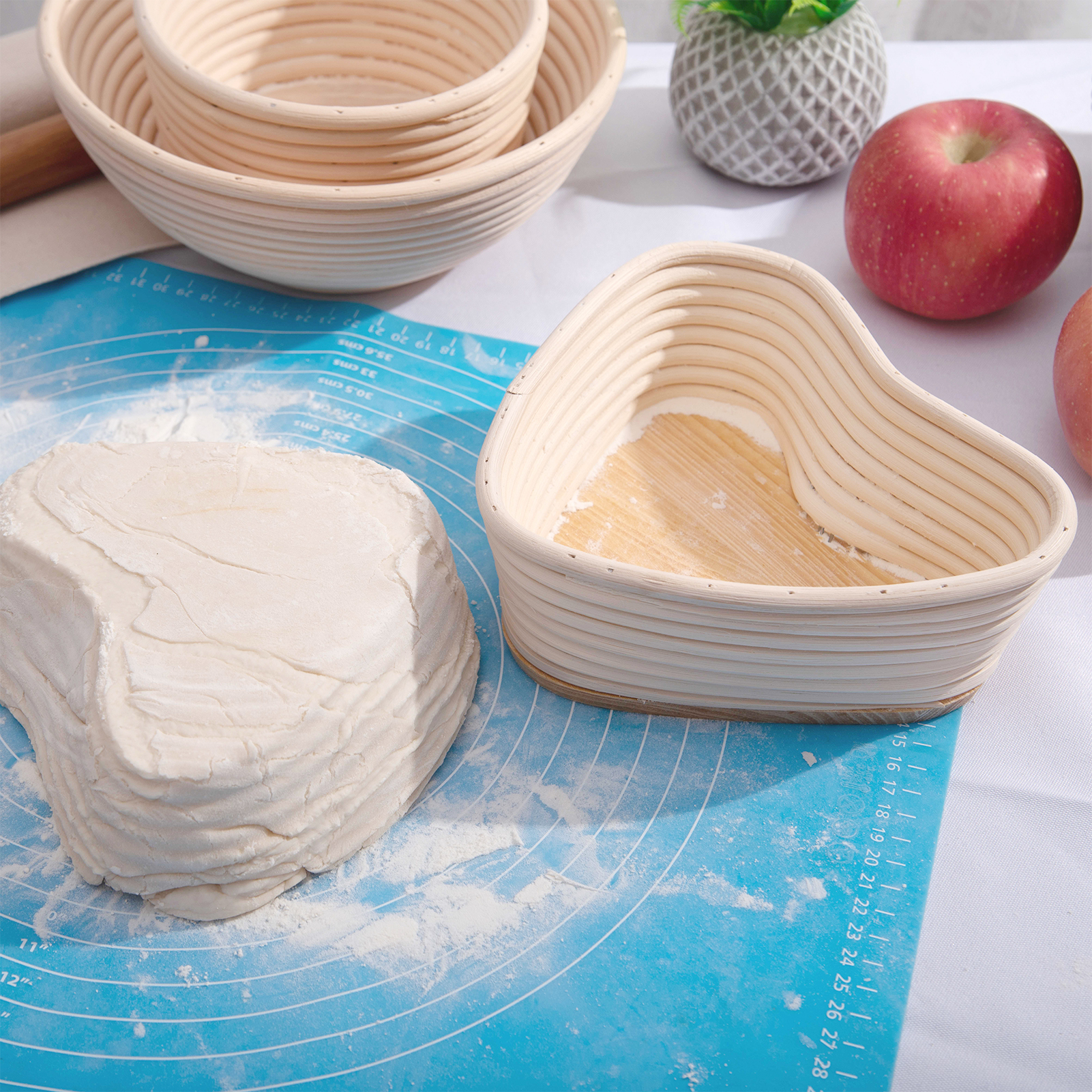 Heart Shape Bread Fermentation – обзор и цена Proofing Basket Banneton