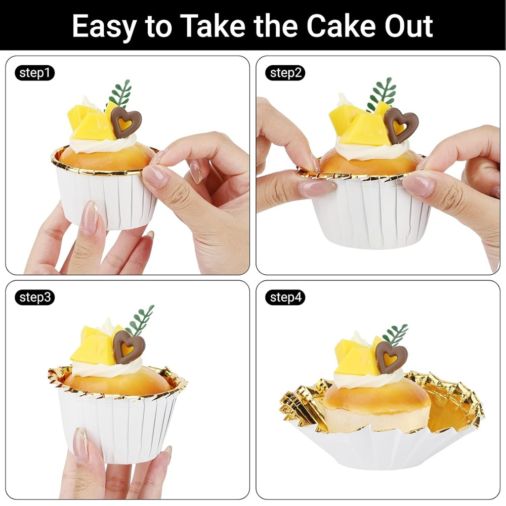 50 pcs Muffins Cup Paper Cupca – обзор и цена Kitchen Baking Cake