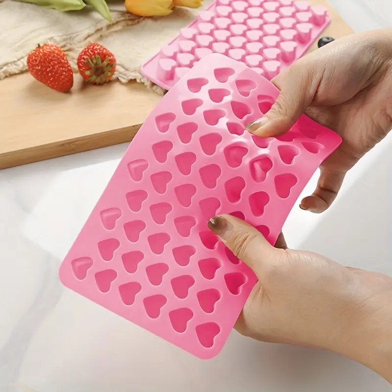 55 Mini Heart Shapes Silicone  – обзор и цена Kitchen Appliances For Baking