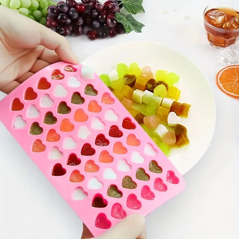 55 Mini Heart Shapes Silicone  – обзор и цена Kitchen Appliances For Baking