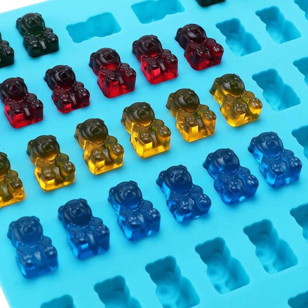 50Grids Gummy Bear Mold Silico – обзор и цена Kitchen Appliances For Baking