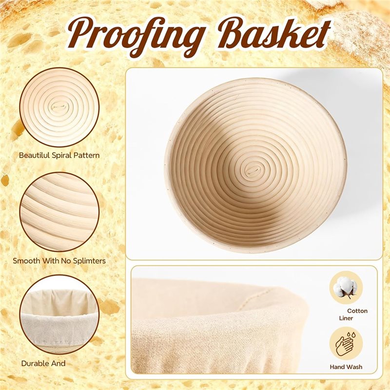 A74E-Bread Baking Supplies, So – обзор и цена Proofing Basket Banneton