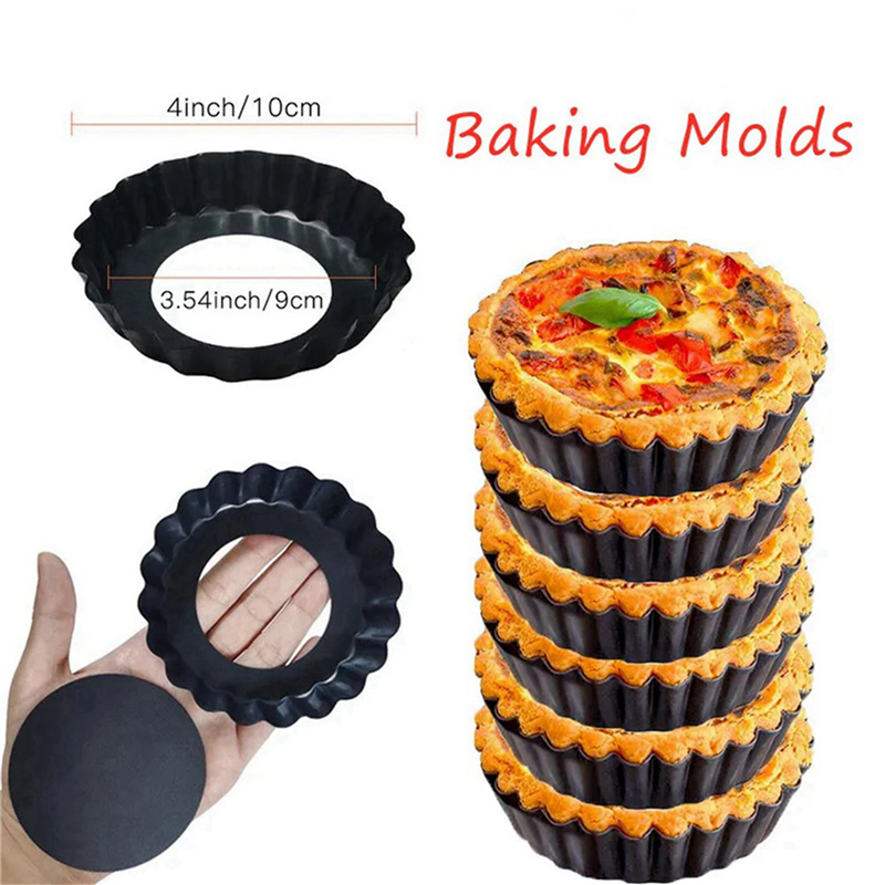 A008 18Pcs 4In/10Cm Mini Pie M – обзор и цена Tart Pan Loose