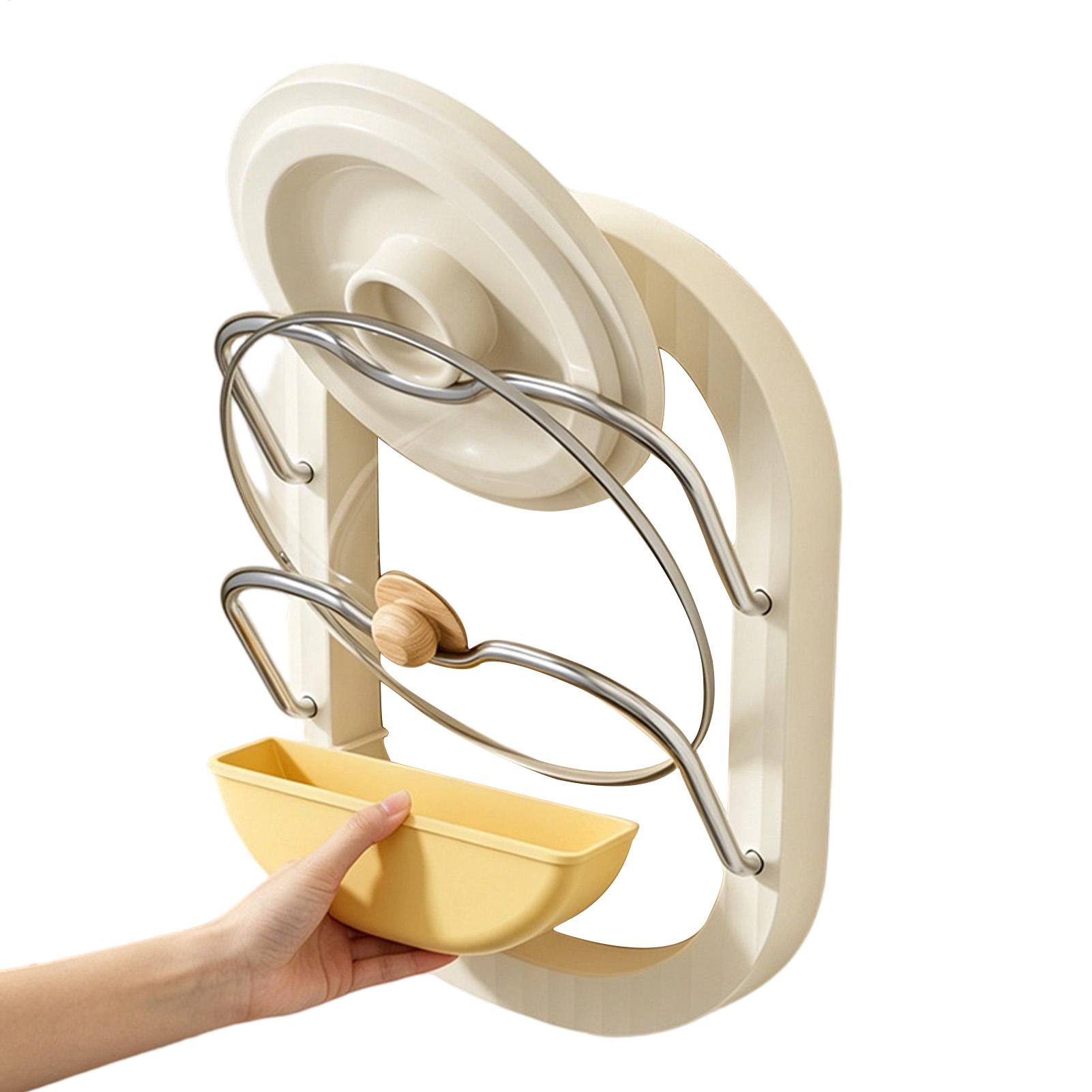 Pot Lid Rack 2-Tier Wall Mount – обзор и цена Kitchen Baking Cupboard