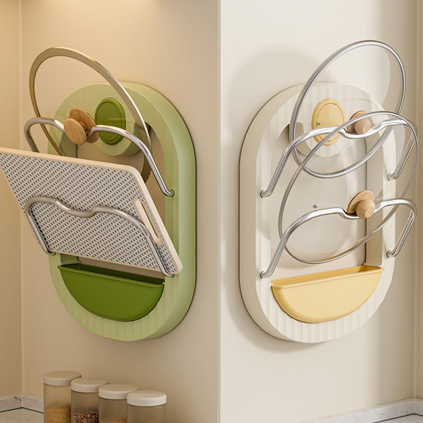 Pot Lid Rack 2-Tier Wall Mount – обзор и цена Kitchen Baking Cupboard