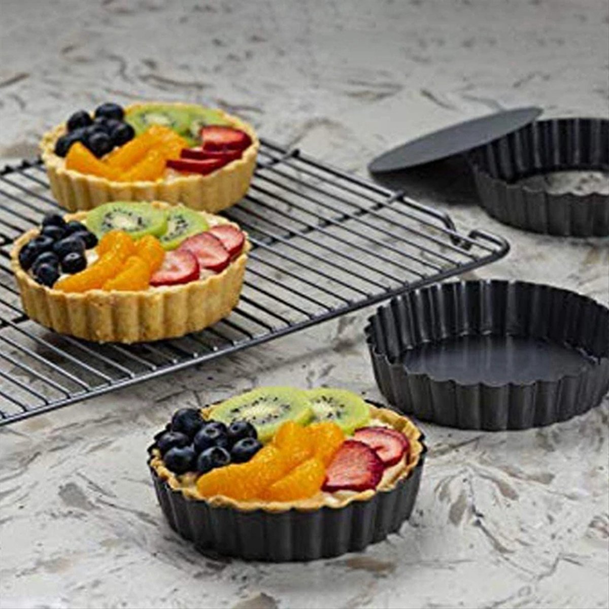 ABNH 4Pcs 4In/10cm Mini Pie Mu – обзор и цена Tart Pan Loose