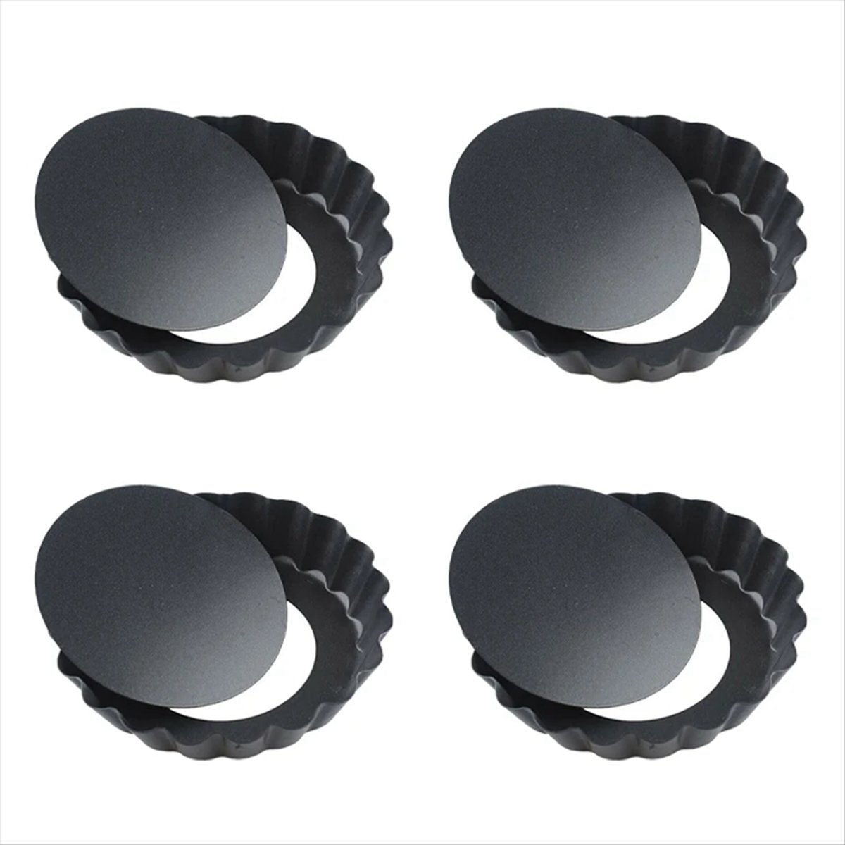 ABNH 4Pcs 4In/10cm Mini Pie Mu – обзор и цена Tart Pan Loose