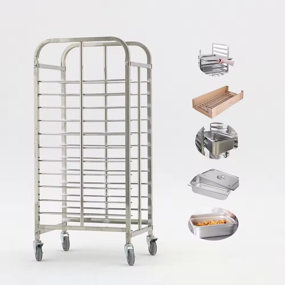 Bun Pan Sheet Rack Tray Bakery – обзор и цена Kitchen Baking Trolley