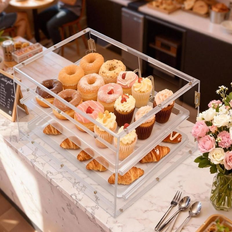 Bakery Display Case, 2-Tier Co – обзор и цена Kitchen Baking Cake