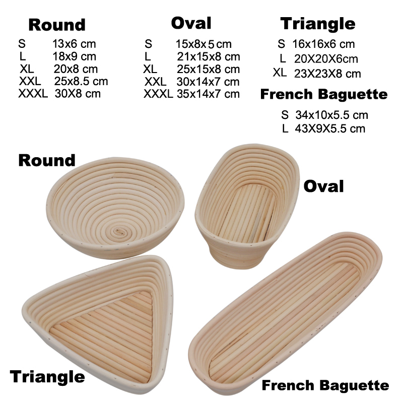 UPORS Rattan Bread Proofing Ba – обзор и цена Proofing Basket Banneton