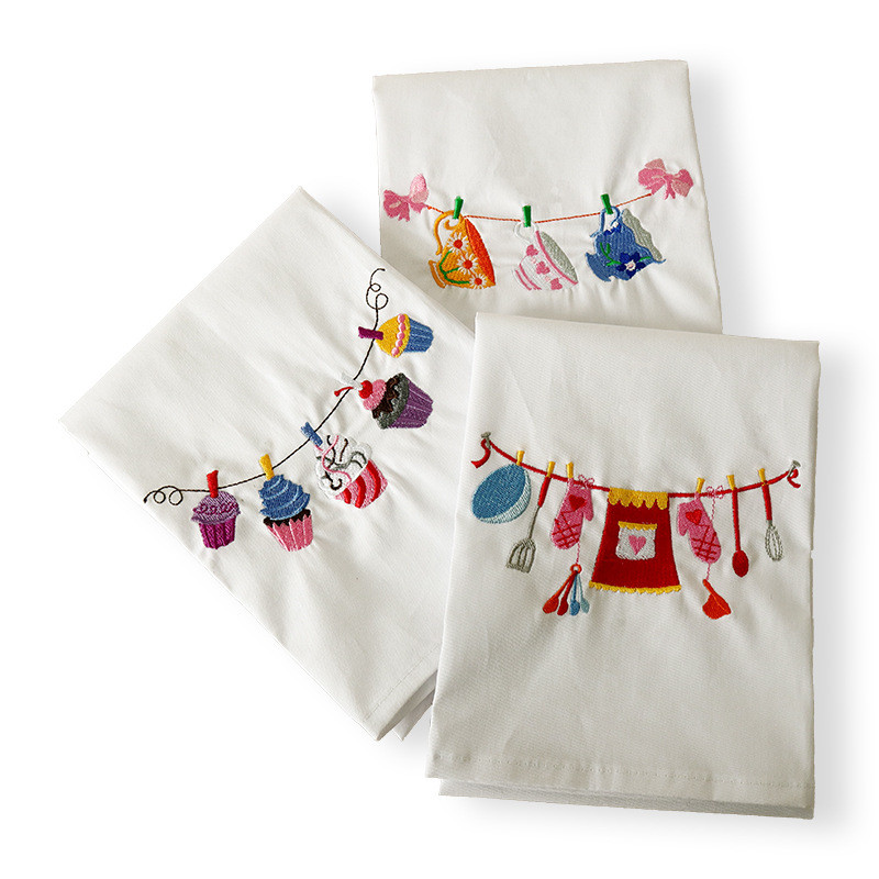1Pc Home Embroidered Napkin Ba – обзор и цена Kitchen Baking Background