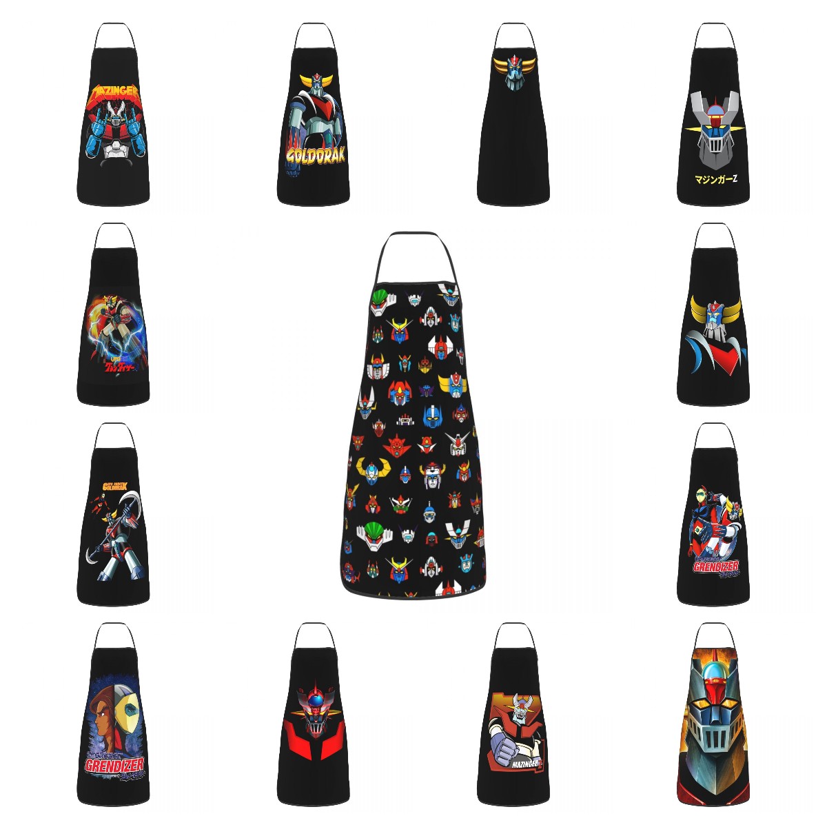 Ufo Robot Logo Funny Apron Men – обзор и цена Kitchen Robot Baking