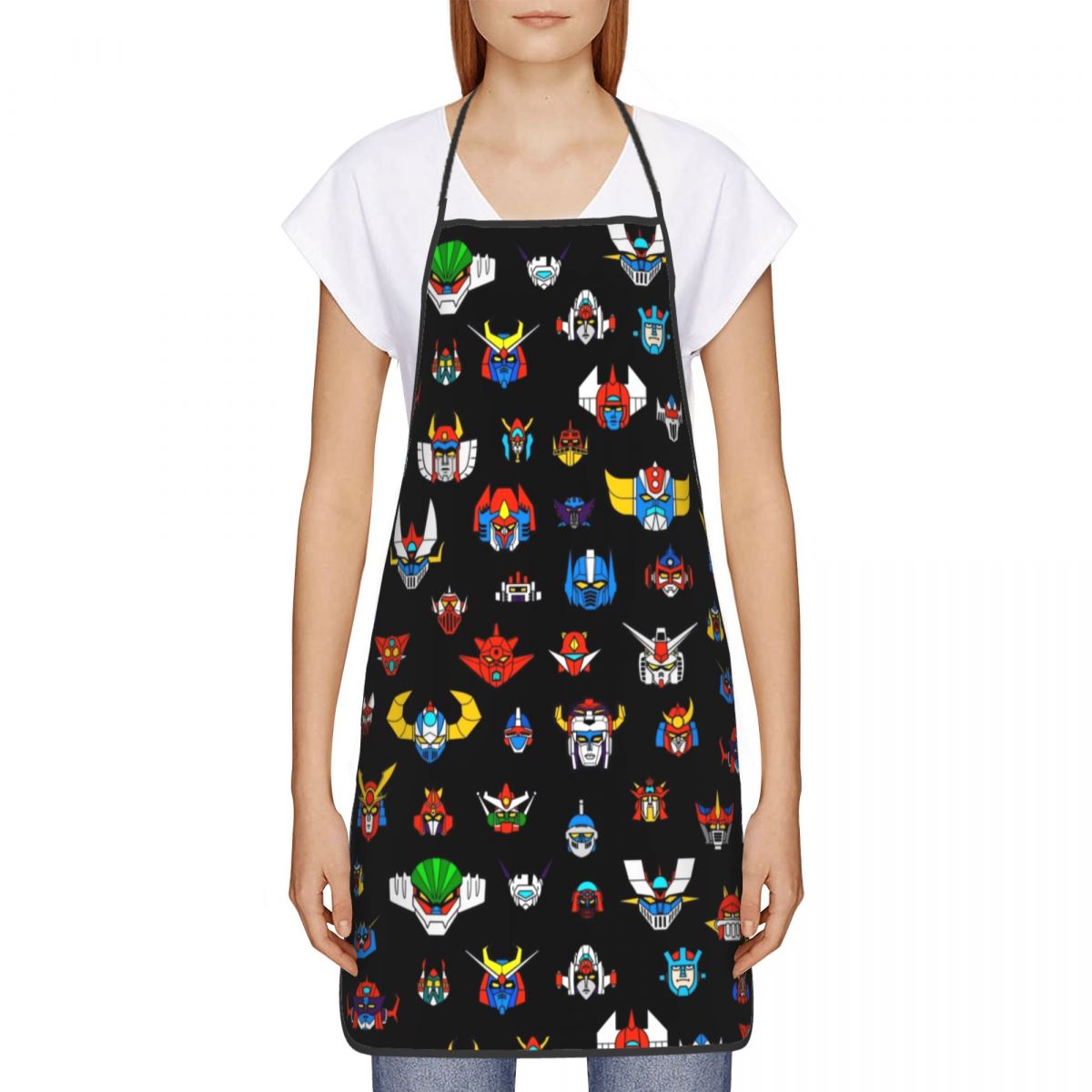 Ufo Robot Logo Funny Apron Men – обзор и цена Kitchen Robot Baking