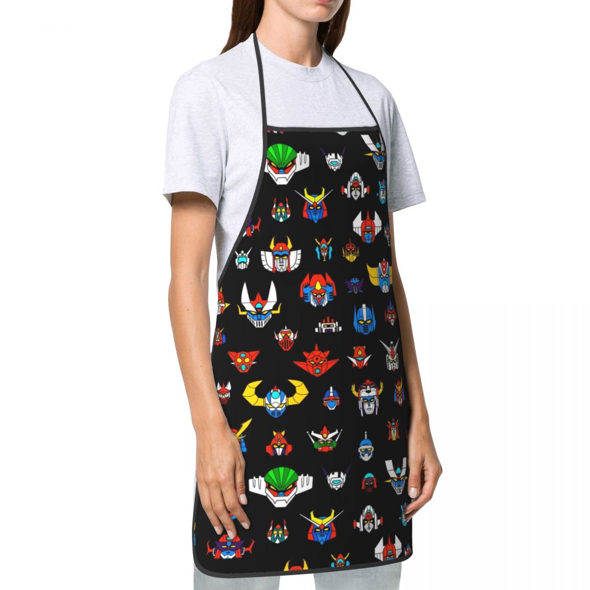 Ufo Robot Logo Funny Apron Men – обзор и цена Kitchen Robot Baking