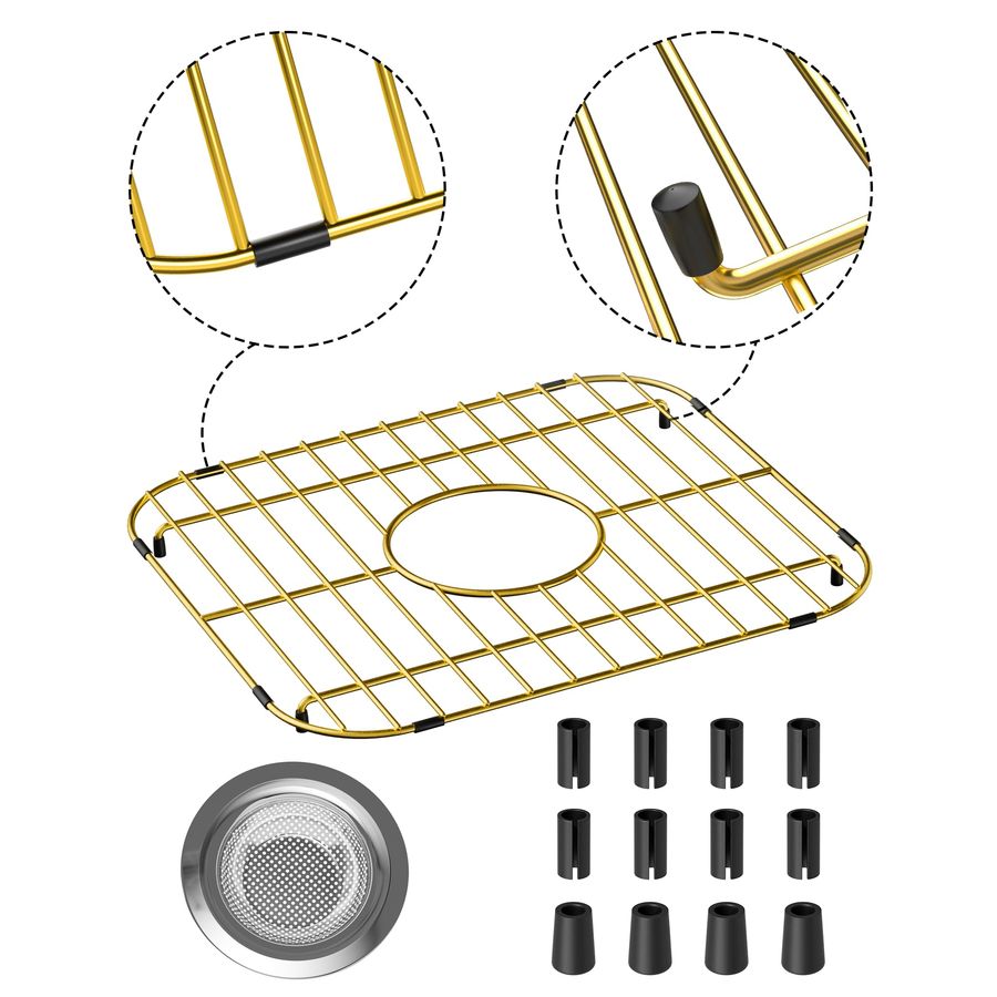 Pack of Gold Metal Kitchen Sin – обзор и цена Kitchen Baking Center