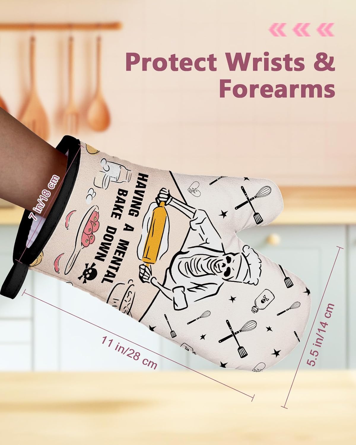Funny Oven Mitts Heat Resistan – обзор и цена Kitchen Design For Baking