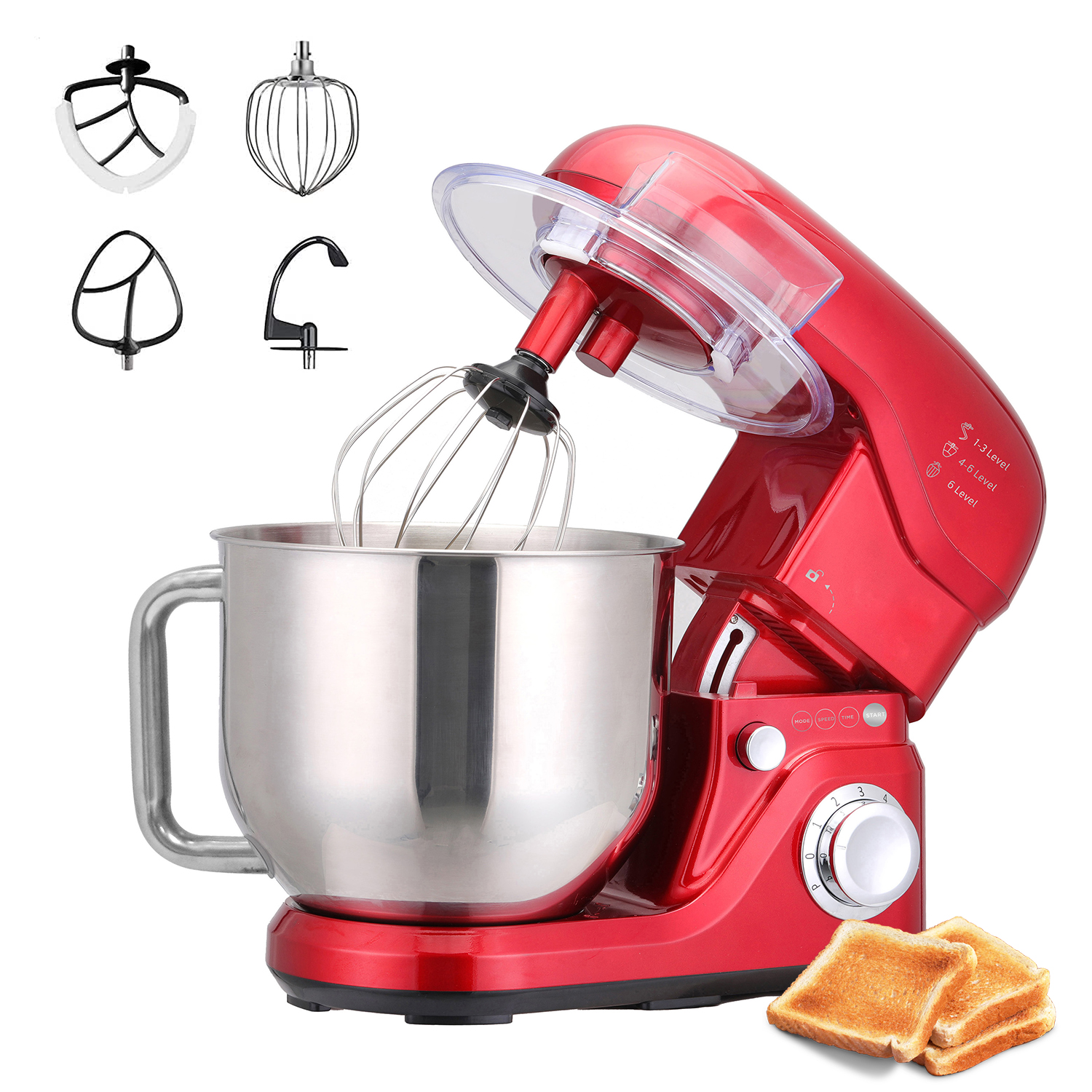 8L Bakery Cake Dough Blender F – обзор и цена Kitchen Robot Baking
