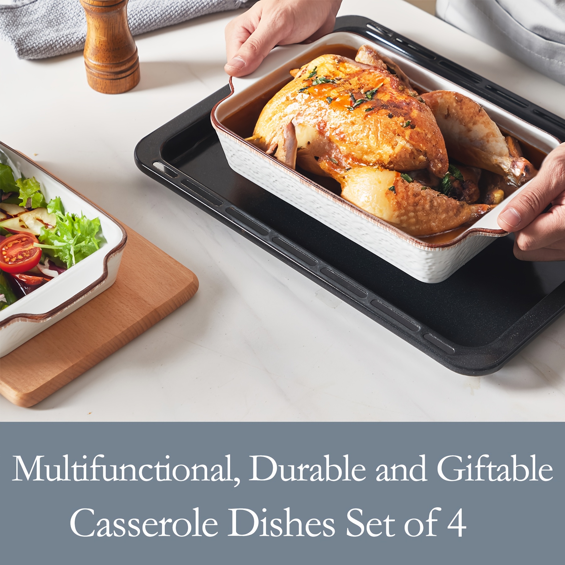 Ceramic Bakeware Set of 4, Por – обзор и цена Kitchen Baking Cake