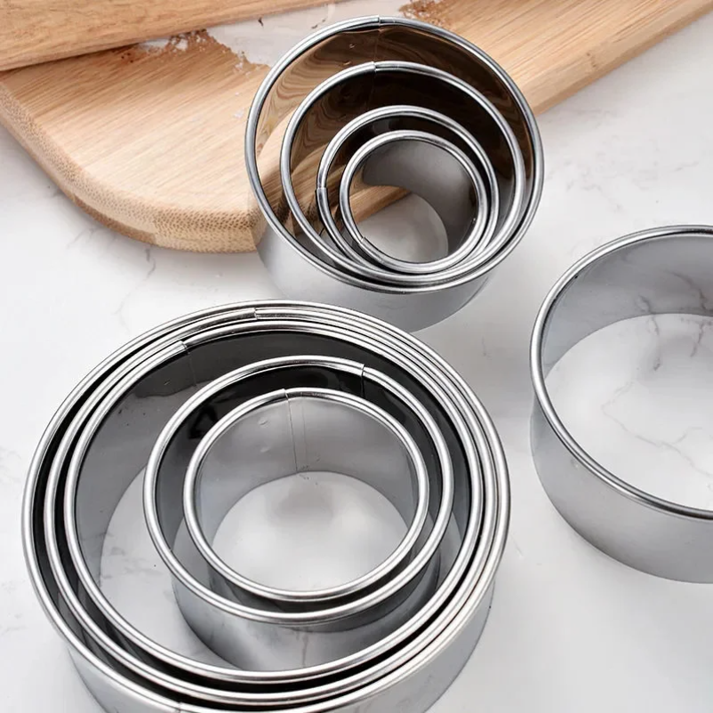 5PCS Round Stainless Steel Bis – обзор и цена Kitchen Appliances For Baking