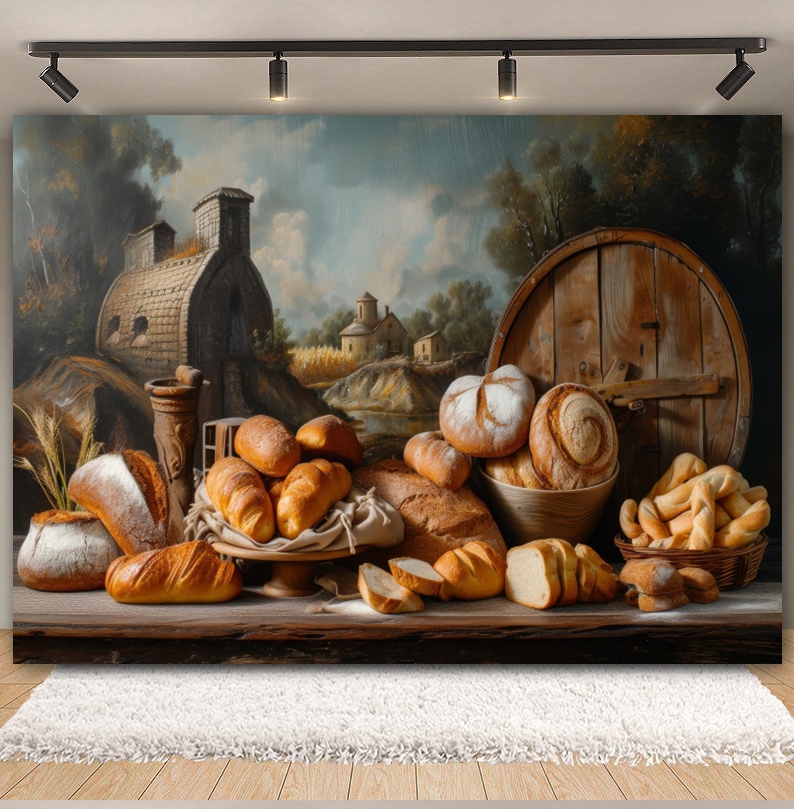 Cooking Bread Backdrop for Pho – обзор и цена Kitchen Baking Background