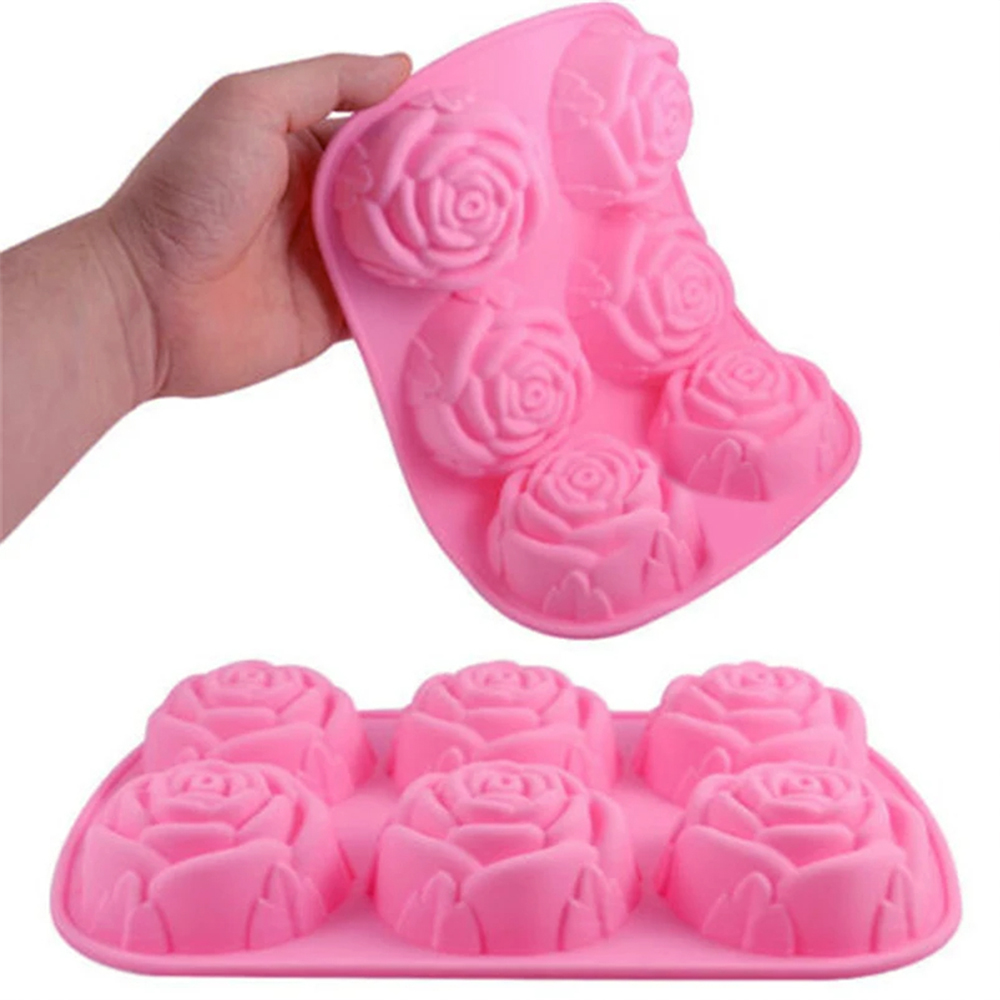 6 Holes Flower Rose Handmade S – обзор и цена Kitchen Baking Dishes