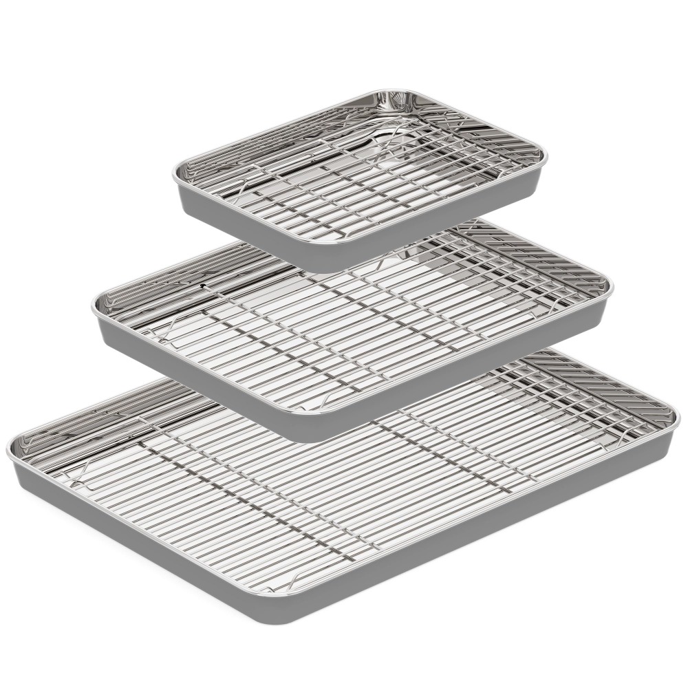 Stainless Steel Baking Sheet w – обзор и цена Cooling Rack Wire
