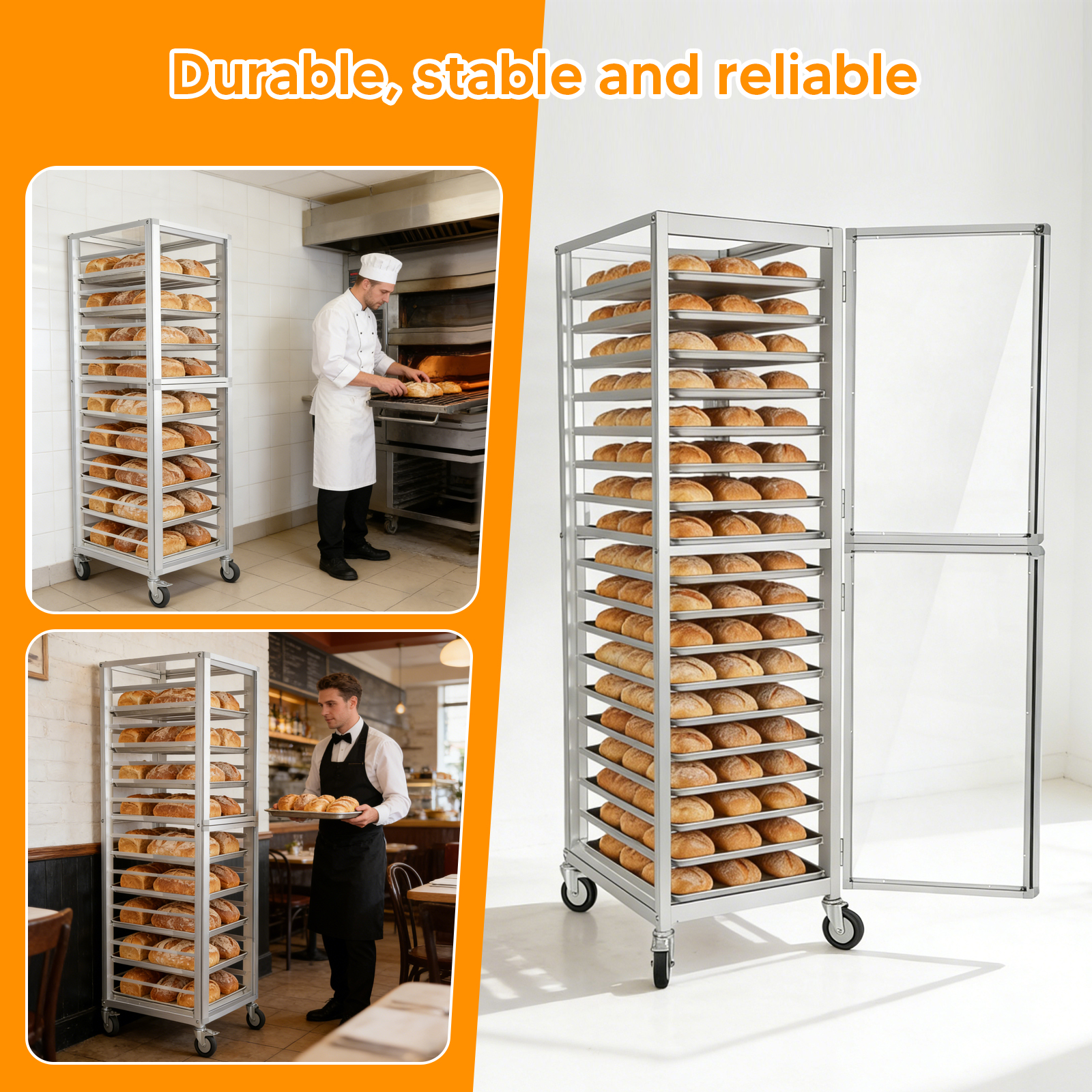 18 Tiers Baking Tray Rack with – обзор и цена Kitchen Baking Trolley