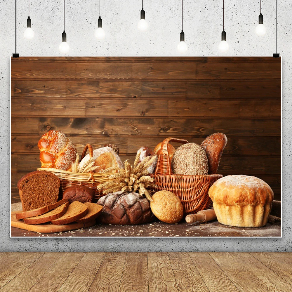 Wooden Planks Backdrop Baking  – обзор и цена Kitchen Baking Background