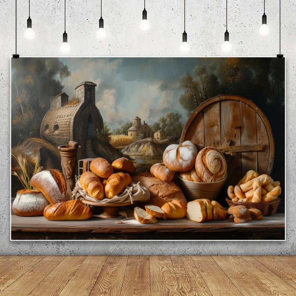 Wooden Planks Backdrop Baking  – обзор и цена Kitchen Baking Background