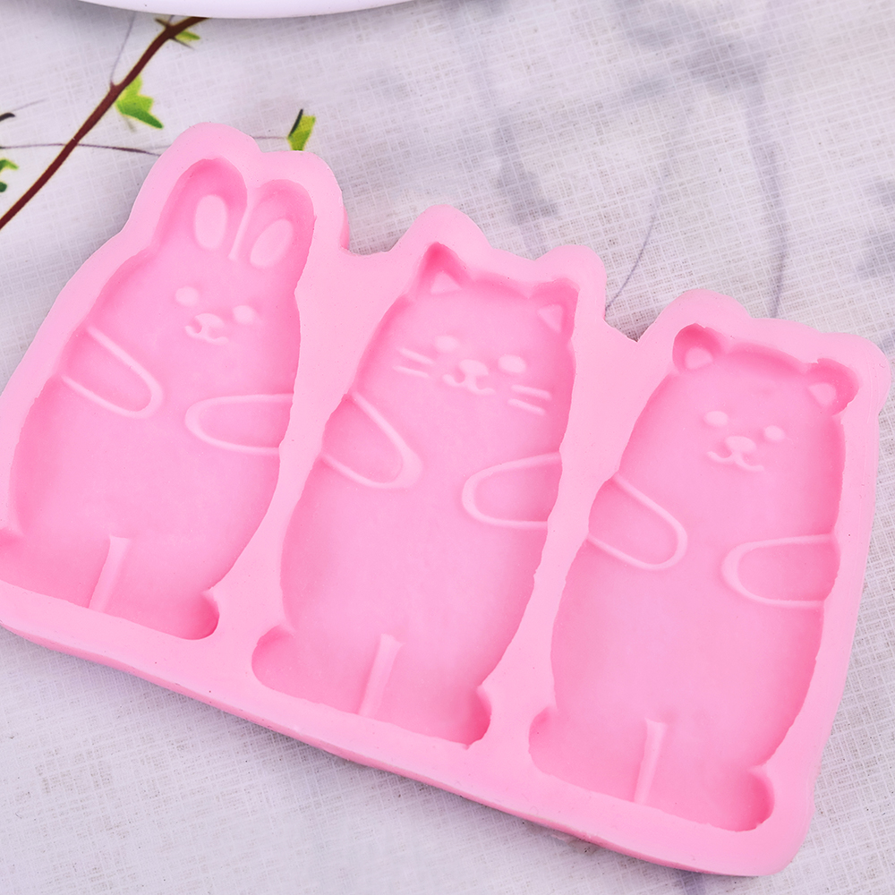 1pc Cartoon Triple Link Rabbit – обзор и цена Kitchen Baking Cake