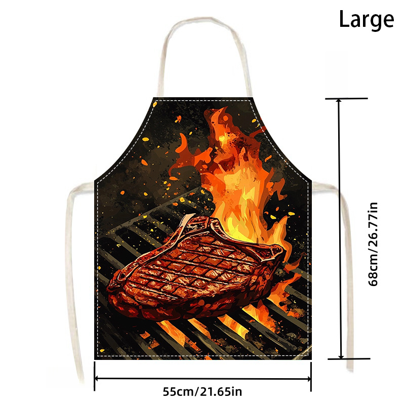 1pc BBQ Steak Apron with Flame – обзор и цена Kitchen Baking Ideas