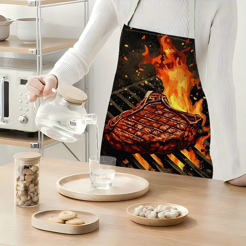 1pc BBQ Steak Apron with Flame – обзор и цена Kitchen Baking Ideas