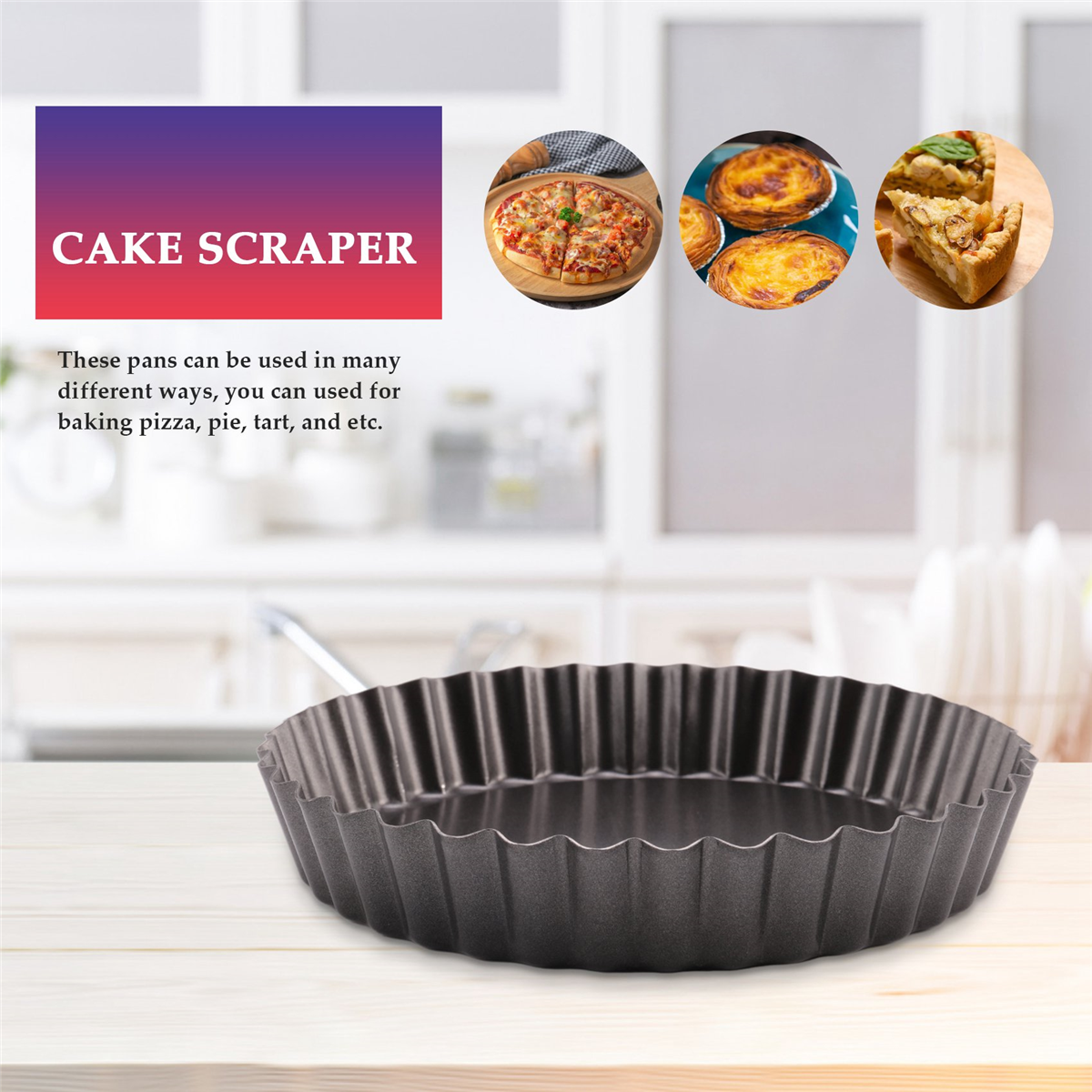 Pie Tin,Non-Stick Pie Dish,Rou – обзор и цена Tart Pan Loose
