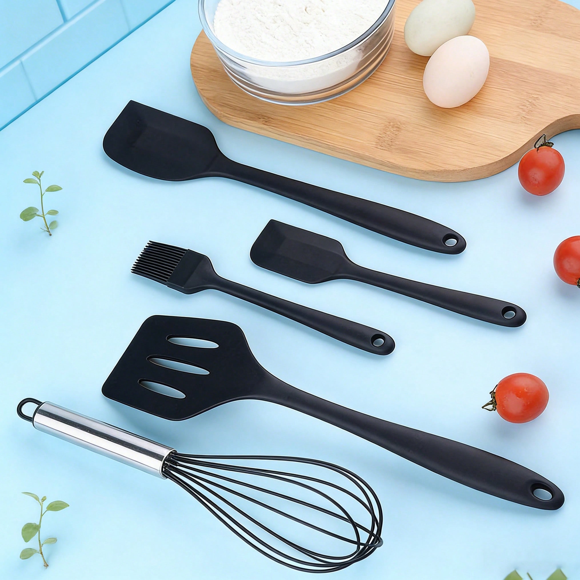 Silicone Cooking Utensils Set, – обзор и цена Kitchen Baking Utensil