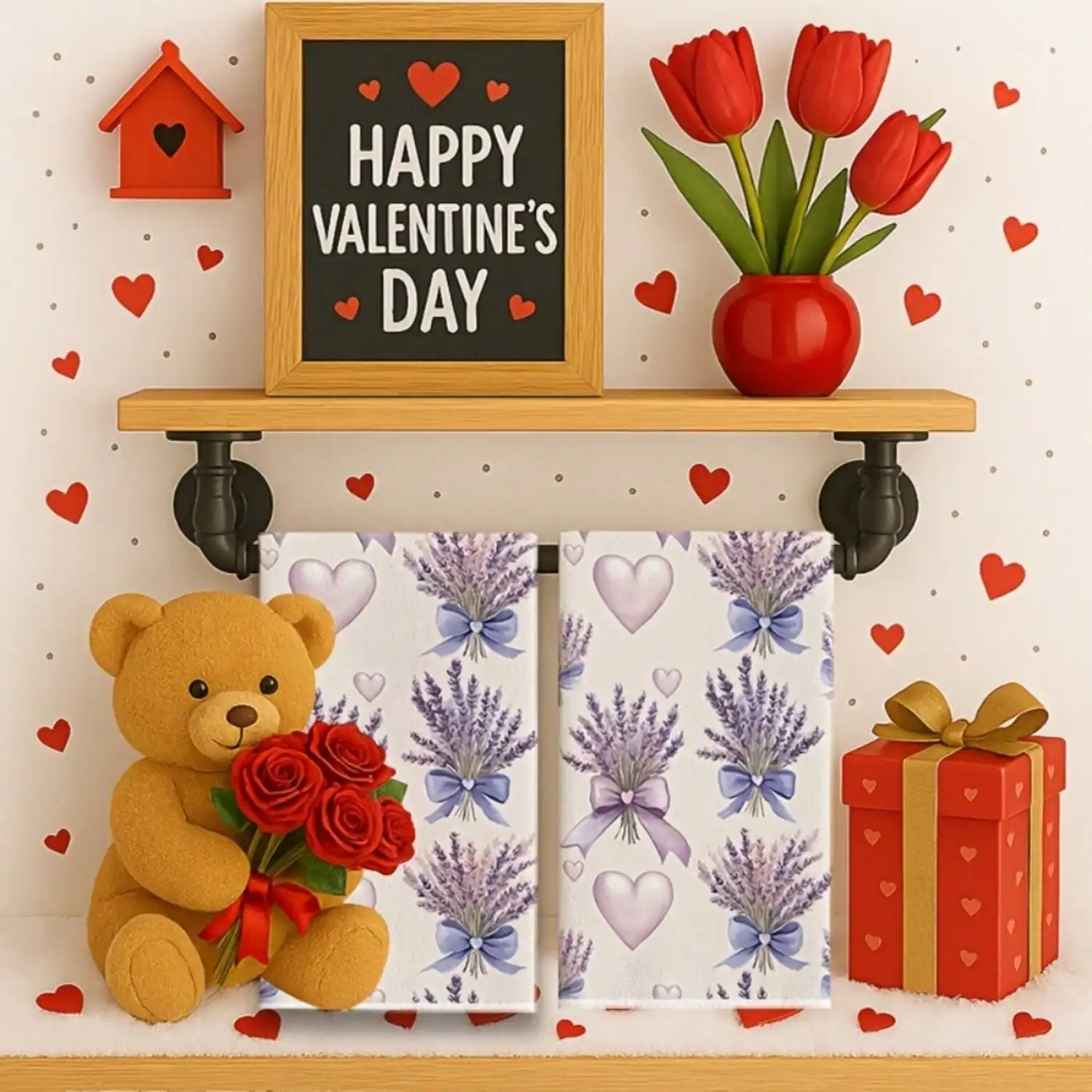 2pcs Valentine's Day Lavender  – обзор и цена Kitchen Baking Dishes