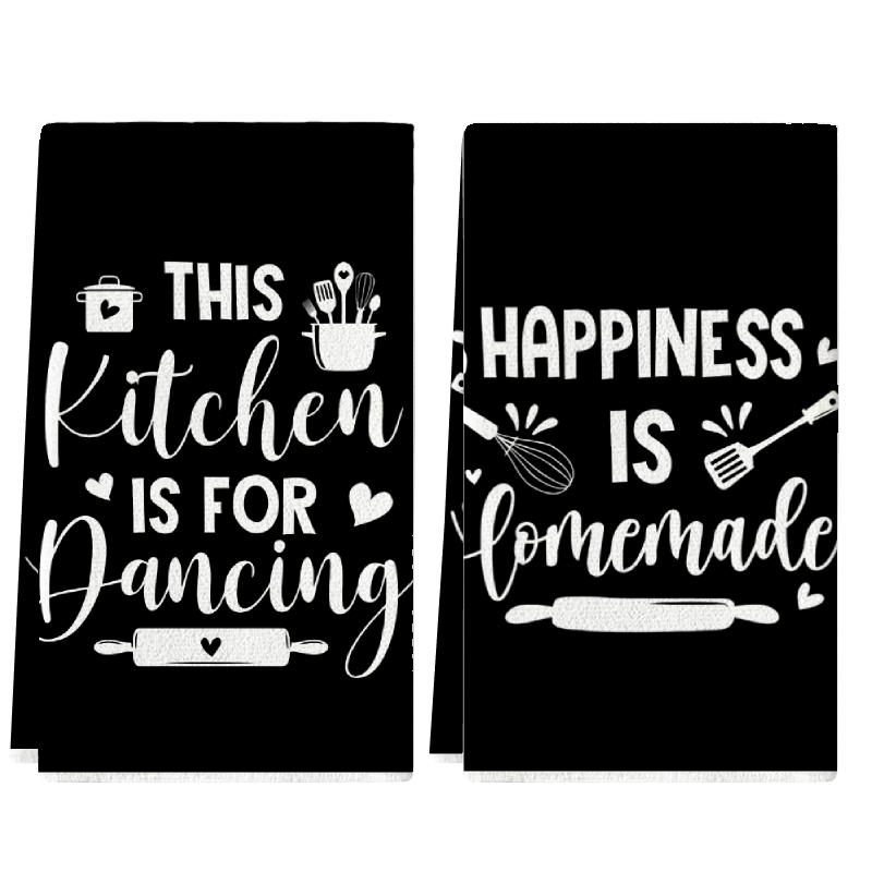 2Pcs, Kitchen Towels with Fun  – обзор и цена Kitchen Baking Background