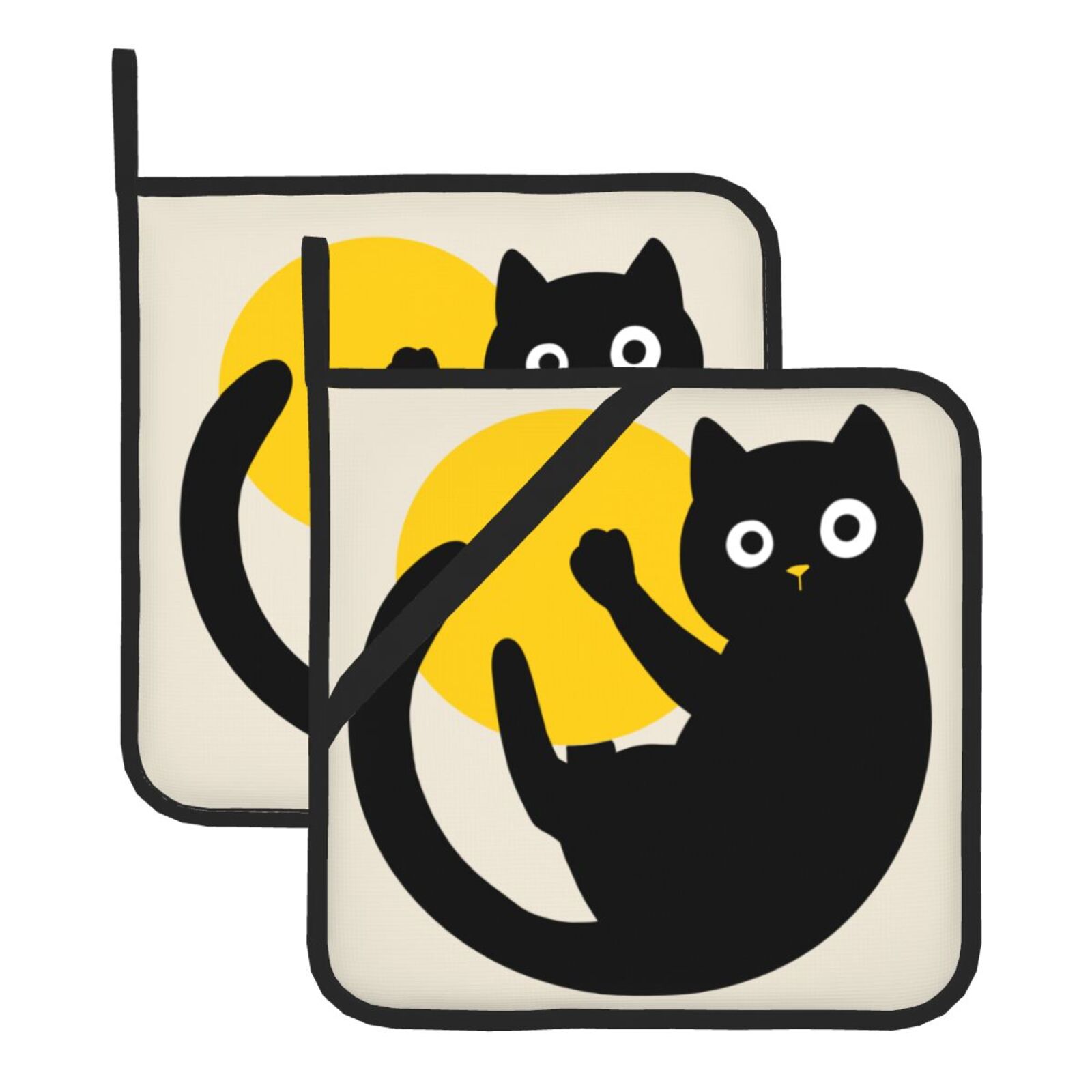 Cute Black Cat Pot Holders Set – обзор и цена Kitchen Baking Dishes