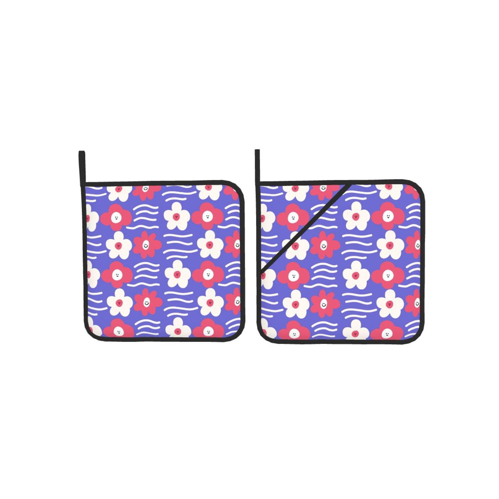 Floral Flowers Pot Holders Set – обзор и цена Kitchen Baking Dishes