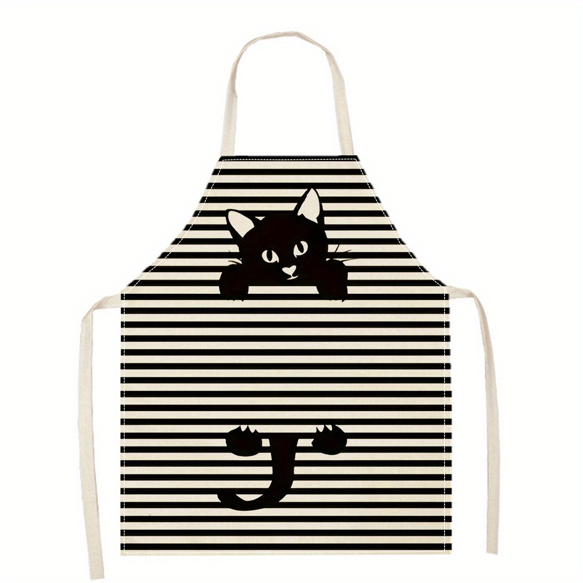 Linen Apron Funny Cat Sunglass – обзор и цена Kitchen Baking Ideas
