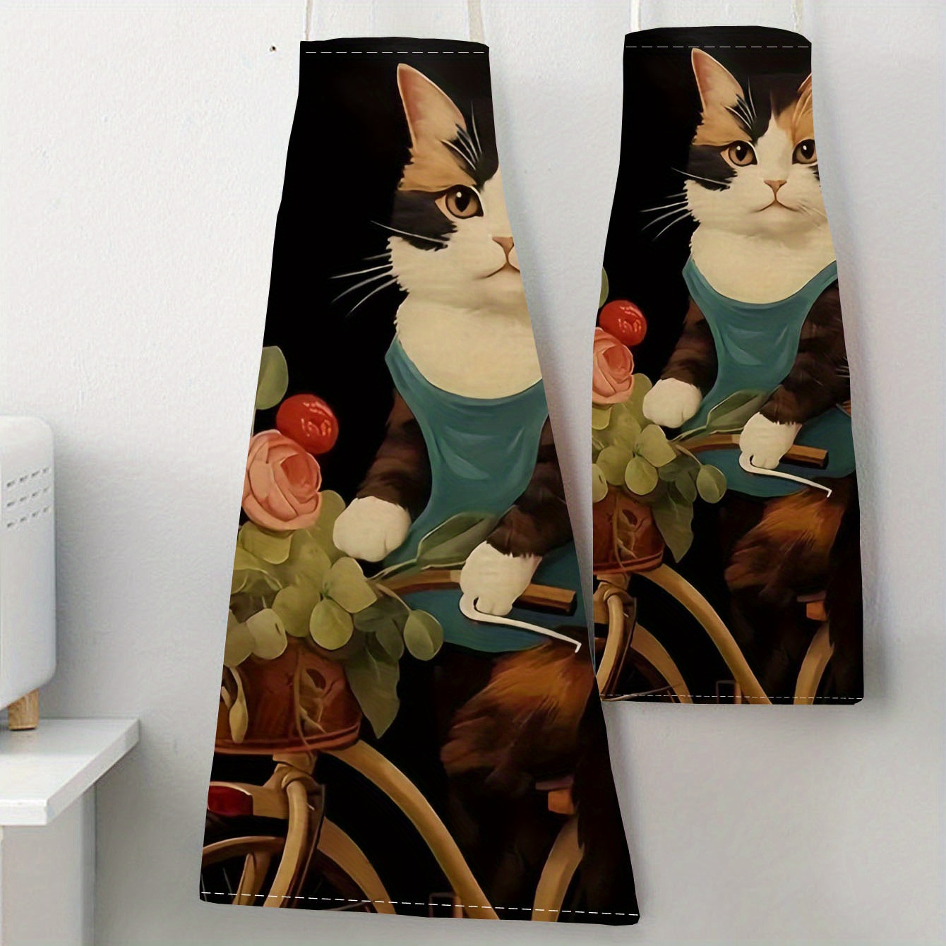 Linen Apron Funny Cat Sunglass – обзор и цена Kitchen Baking Ideas